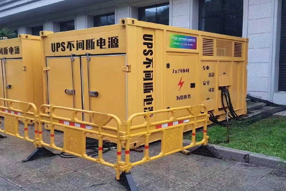 叙永发电机租赁施工现场