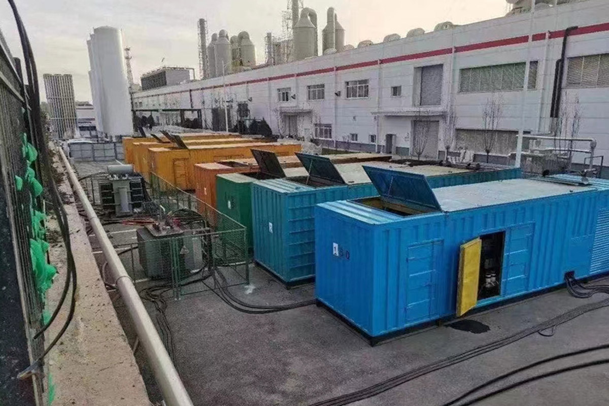 叙永发电机租赁施工现场